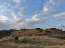 Camping dans la montée vers Potosi